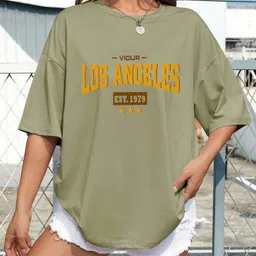 CLAFOUTIS Women Typography Printed T-shirt-image-56