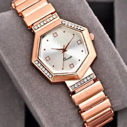 SWADESI STUFF Women Dial & Straps Analogue Watch W402 ROSEGOLD-picture-27
