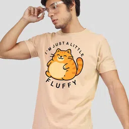 Greylongg Graphic Printed Round Neck Cotton T-shirt-picture-32