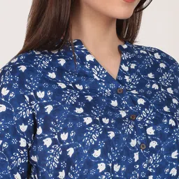 AVALIA Floral Print Net Fit & Flare Dress image 2