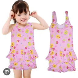 rainbowtrading Swimming costumes for 3 to 5 yrs girls Swimming Cap-picture-14