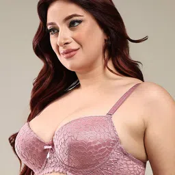 BRACHY Floral Bra Full Coverage Underwired Heavily Padded image 3