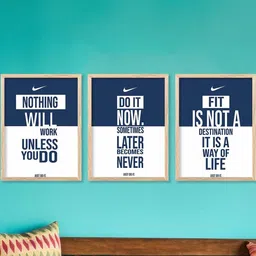 walllane Motivational Wall Art With Frame Home Decor Wall Painting For Living Room Office Bedroom-picture-11