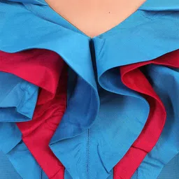 Pragya Exclusive Girls Geometric Printed Cotton Ready To Wear Lehenga & Blouse image 2