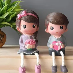 Aura Pink & Brown 2 Pieces Idol Showpiece-image-25