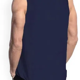 WOOSTRO Pack Of 2 Printed Sleeveless Innerwear Vests RS26 CMB (98 NAVY) (98 OLIVE) image 2