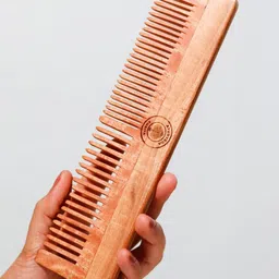 Ayurveda Amrita Organic Twin Tooth Neem Wooden Comb image 2