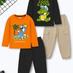 YK X Trampoline Unisex Kids Printed T-shirt-picture-57