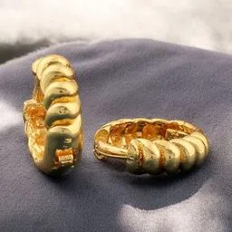 SHREE KRISHNA SHOPPING Gold-Plated Brass Earrings image 1