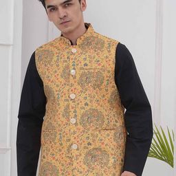 Sethukrishna Printed Nehru Jacket-picture-22