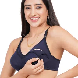 Liigne Women Pack of 4 Solid Full Coverage Non Padded Non-Wired Regular Maternity Bra image 4