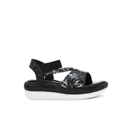 STEFENS Girls Printed Open Toe Wedge Heels Sandals image 4