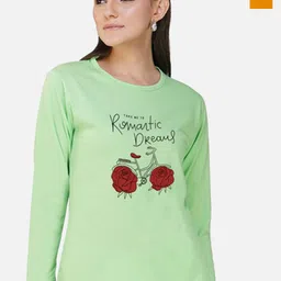 Metronaut Women 2 Printed Bio Finish Applique T-shirt-picture-29