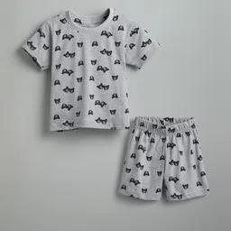 Urbanrac Boys Printed T-shirt with Shorts-image-16