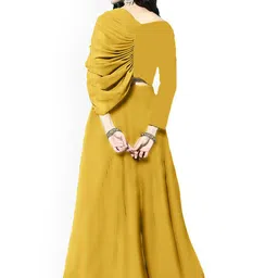 SANCIA Embroidered V-Neck Crop Top With Skirt image 3