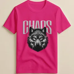 GRACE & JACK Men Graphic Printed Round Neck Cotton T-shirt image 3