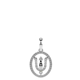 VALANOVA Women 18 Kt White Gold Lab Grown Pendant Diamond 1.05gm-image-31