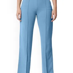 SRISARAS Women Regular Fit Mid-Rise Parallel Trousers-image-78