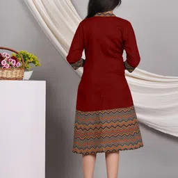 IKRASS Print A-Line Midi Dress image 2