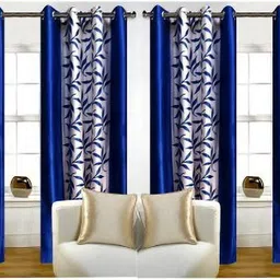 mclimb 213.42 cm (7 ft) Door Polyester Curtain (Pack Of 4) image 1