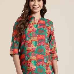 HERE&NOW Floral Printed Kurti-picture-35