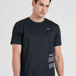 Red Tape Men Stretchable Activewear Round Neck Graphic T-Shirt-image-89