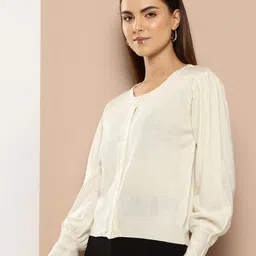 her by invictus Open-Front Pure Cotton Cardigan image 4