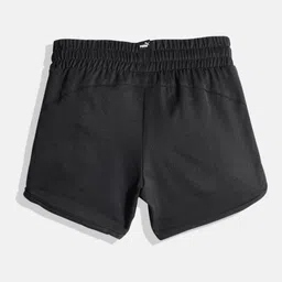 Puma Girls Black Active Youth Sustainable Shorts image 5