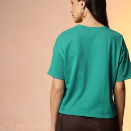 CORSICA Graphic Printed Drop-Shoulder Sleeves Relaxed Fit T-shirt image 5