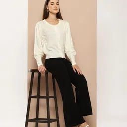 her by invictus Open-Front Pure Cotton Cardigan image 5