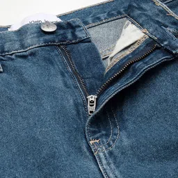 Calvin Klein Jeans Women Pure Cotton Straight Fit Light Fade Jeans image 4
