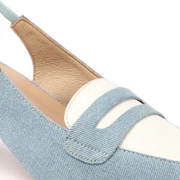 Carlton London Women Textured Party Block Mules image 5