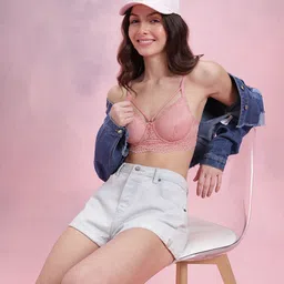 DressBerry Medium Coverage Underwired Heavily Padded Push-Up Lace Bra image 5