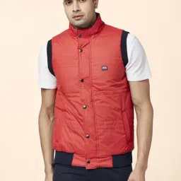 Byford By Pantaloons Signal Red Regular Fit Reversible Jacket-picture-23