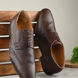 Clog London Men's Brown Derby Shoes-picture-25
