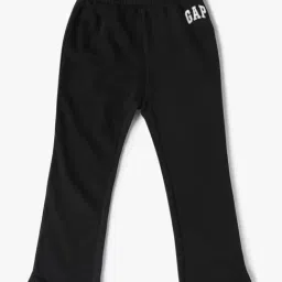 GAP Girls Black Blended Solid Trackpants-picture-14