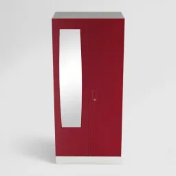 Godrej Interio Slimline 2-Door Steel Almirah, Red (1-Year Warranty) image 5