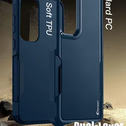 Karwan Samsung S25 Edge Rugged Dual Layer Back Case Cover for image 3