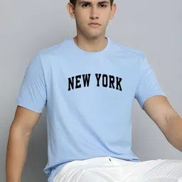 SZN Men Round Neck Typography Printed T-shirt-image-37