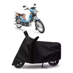 Auto Pearl Bike Cover for TVS XL 100 Comfort BS6 (Black)-picture-24