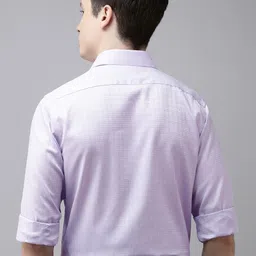 Van Heusen Men Opaque Checked Formal Shirt image 5