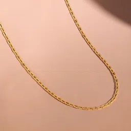 Mia by Tanishq 18KT Yellow Gold Classic Paperclip Chain-picture-19