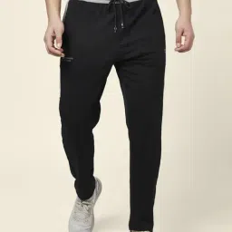 Ajile by Pantaloons Black Cotton Slim Fit Printed Trackpants-picture-42