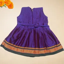 Mom and Me Blue Cotton Dresses image 4