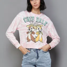 Ginger by Lifestyle Pink Cotton Printed Sweatshirt-picture-41