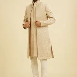 Manyavar Men Embroidered Sherwani Set image 3