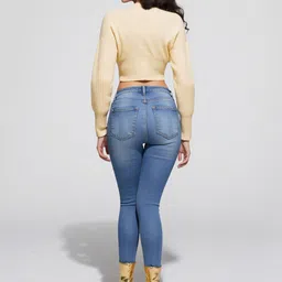 HERE&NOW Women Ribbed Pullover image 3