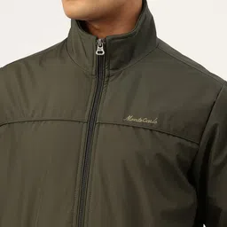 Monte Carlo Solid Mock Collar Padded Jacket image 3