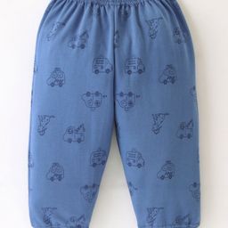 Tango Looper Knit Full Length Lounge Pant with Vehicle Print - Ink Blue-picture-32