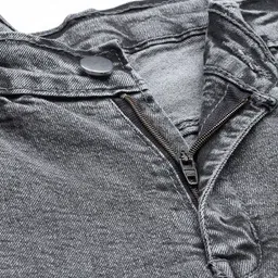 Aarika Girls Comfort Tapered Fit Mid-Rise Heavy Fade Stretchable Jeans image 2